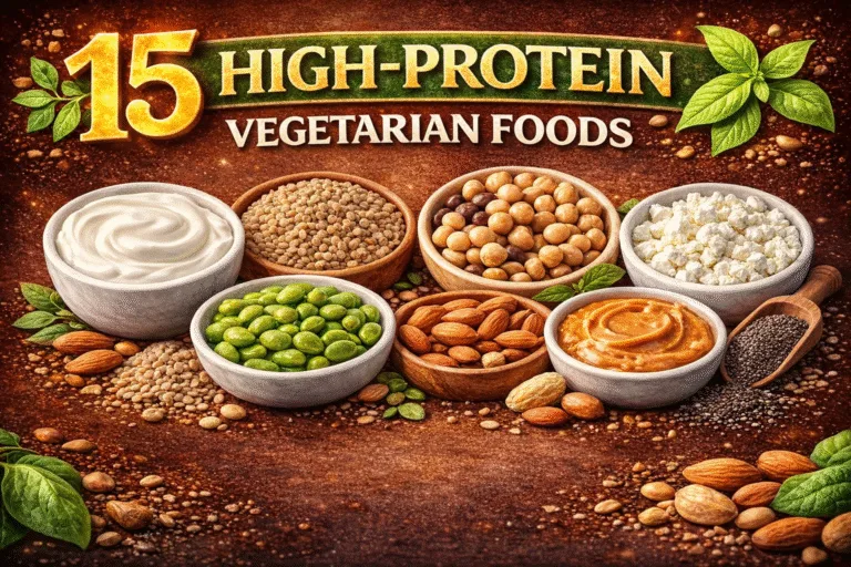 15 High-Protein Vegetarian Foods for Muscle Gain  Fat Loss  Best Protein Sources List