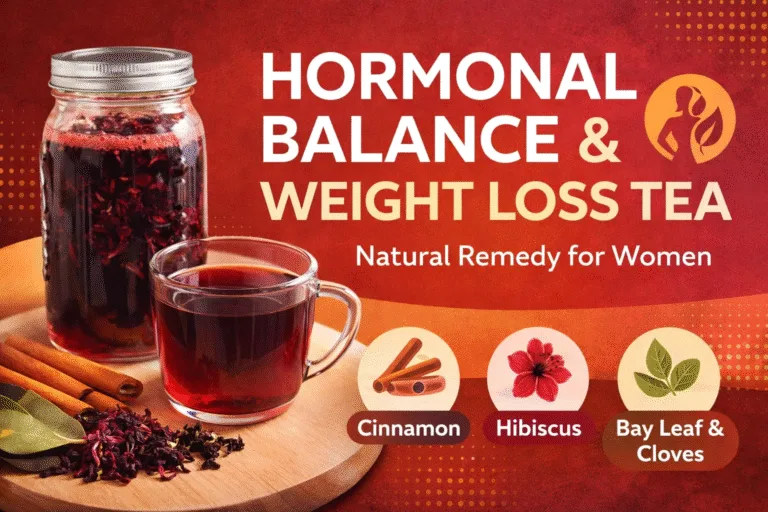Weight Loss  Hormonal Imbalance Tea Recipe  Hibiscus, Cinnamon  Clove Detox Drink Recipe