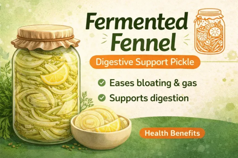 Fermented Fennel Pickle Recipe  Easy Gut-Healthy Probiotic Digestion Support