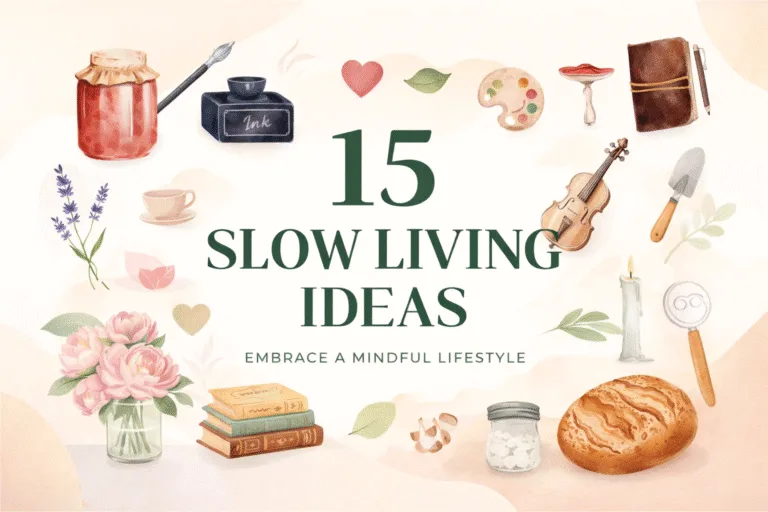 15 Slow Living Hobbies  Cozy Aesthetic Activity Ideas for a Mindful Lifestyle