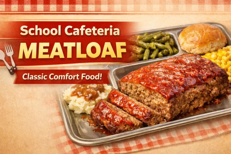 Easy School Cafeteria Meatloaf Recipe  Classic Old Fashioned Comfort Food Dinner ideas