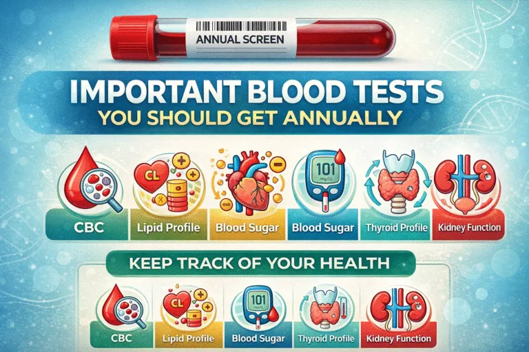8 Essential Annual Blood Tests for Health Tracking CBC, Lipid, Diabetes  Vitamin Screen