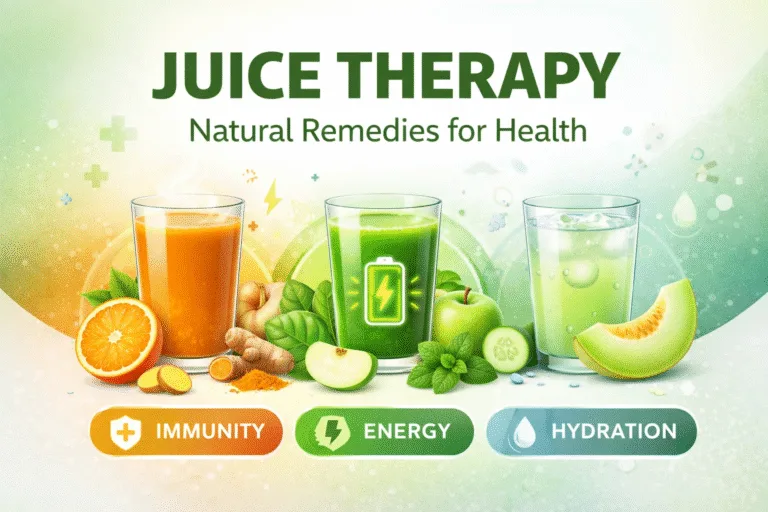 Natural Juice Therapy Recipes for Immunity Energy Digestion and Skin Glow Wellness Guide