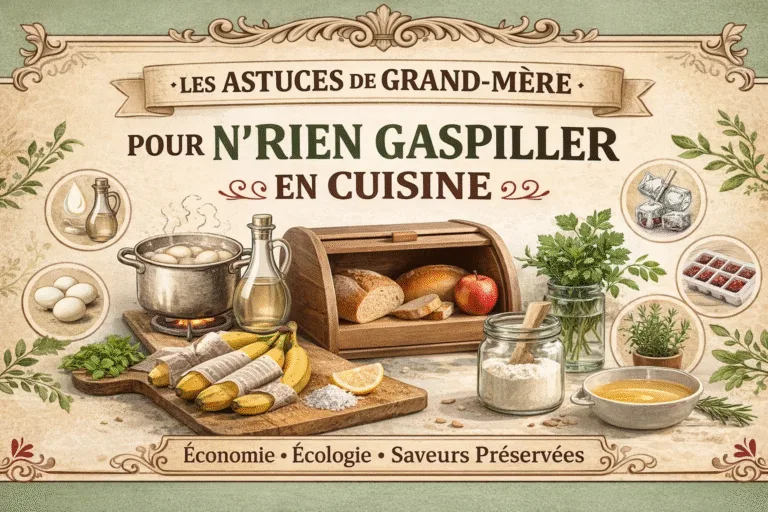 11 Astuces de Grand-Mère pour une Cuisine Zéro Déchet et Économique