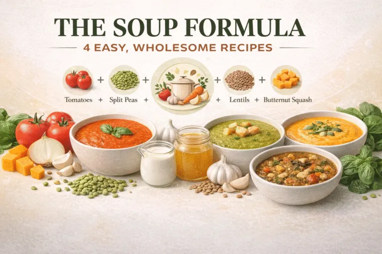 4 Healthy  Easy Homemade Soup Recipes  The Ultimate Soup Formula Infographic