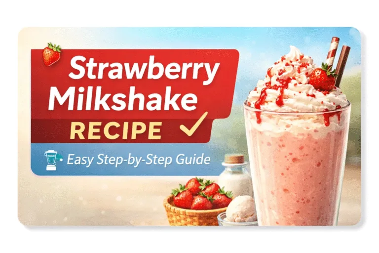 Easy Homemade Strawberry Milkshake Recipe  Classic Creamy Summer Drink Ideas