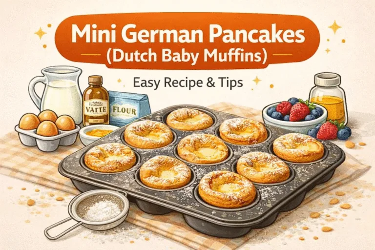 Mini German Pancakes Recipe  Easy Dutch Baby Muffins for Breakfast  Brunch