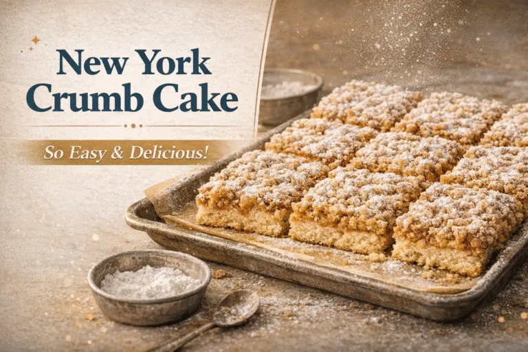 Easy New York Crumb Cake Recipe – Best Homemade Crumb Cake with Cinnamon Topping