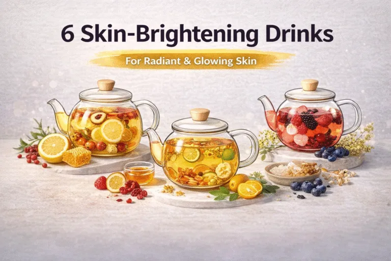 6 Skin Brightening Tea Recipes for Radiant Glow  Anti-Oxidation  Natural Whitening Drinks