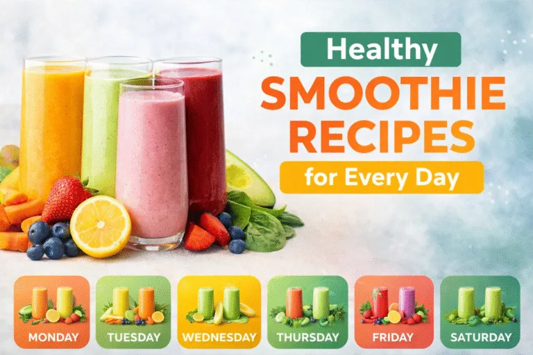 6 Easy Healthy Smoothie Recipes for Weight Loss  Daily Juice Meal Prep