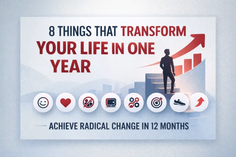 8 Powerful Habits to Transform Your Life in One Year  Personal Growth  Self-Improvement