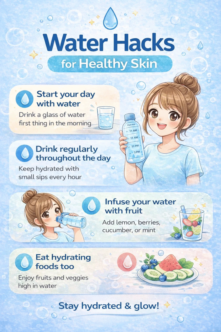 5 Hydration Hacks for Glowing Skin  Best Tips to Stay Hydrated