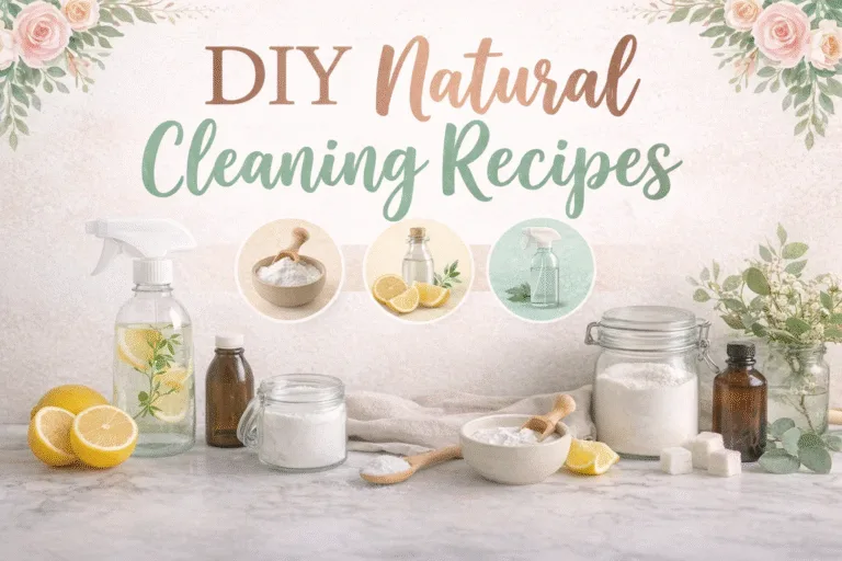 10 Best DIY Natural Cleaning Recipes  Homemade Non-Toxic Cleaners with Free Printable PDF