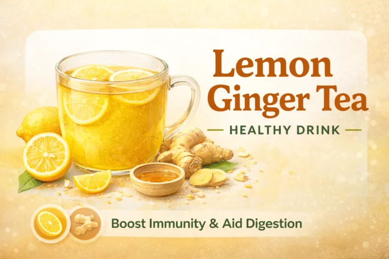 Lemon Ginger Tea Recipe  Healthy Immunity Boosting Drink for Detox  Weight Loss