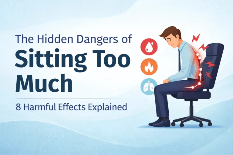 8 Dangerous Side Effects of Sitting Too Long  How to Fix It Fast Relief