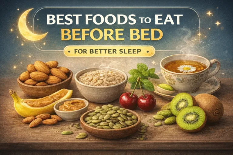 Best Bedtime Snacks for Deep Sleep  Natural Foods to Eat Before Bed for Better Rest