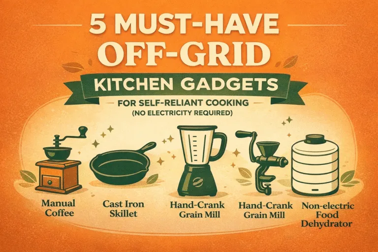 5 Best Off-Grid Kitchen Gadgets for Self-Reliant Cooking  No Electricity Required Tools