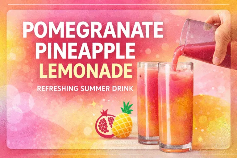 Pomegranate Pineapple Lemonade Recipe  Refreshing Summer Drink Idea  Canoly C16 Juicer