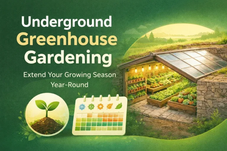 Walipini Greenhouse Ideas Year-Round Underground Gardening  DIY Sunken Cold Frames