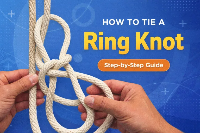 Easy Way to Tie a Ring Knot  Essential Rope Skills  Useful DIY Knots for Beginners