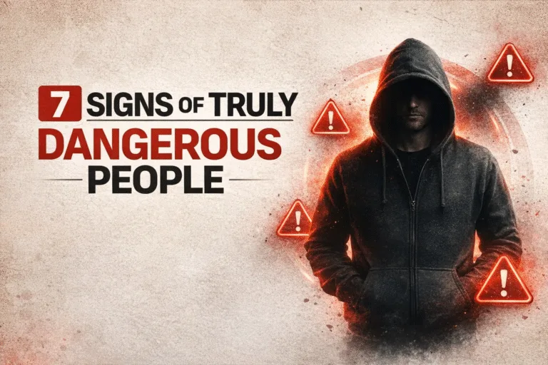 7 Signs of Truly Dangerous People  Stoic Mindset  Dark Psychology Tips