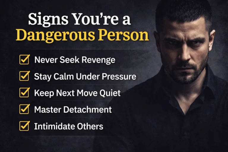 10 Signs You Are a Dangerous Person  Mental Strength  Stoic Mindset Tips
