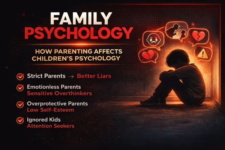 Psychology Facts About Family  Childhood Traumas Secrets Of Human Behavior  Mindset Tips