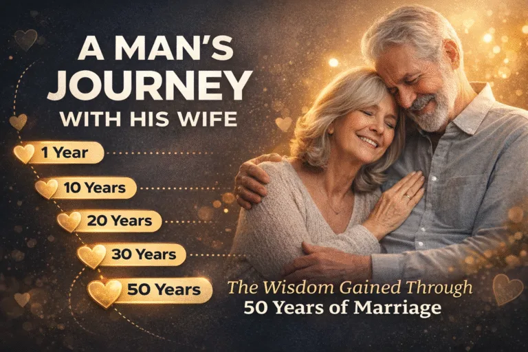 a mans journey with his wife