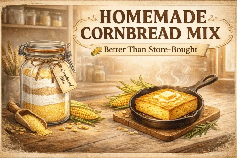 Easy Homemade Cornbread Mix Recipe  Better Than Store-Bought Pantry Staple