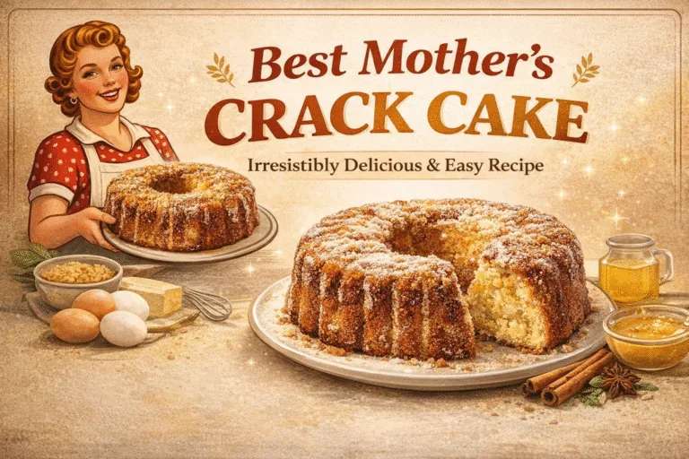 Best Mothers Crack Cake Recipe  Easy Bundt Cake with Yellow Mix and Vanilla Pudding