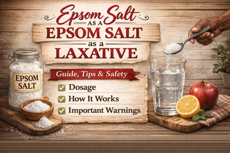 How to Use Epsom Salt as a Laxative Safe Instructions  Important Dosage Tips