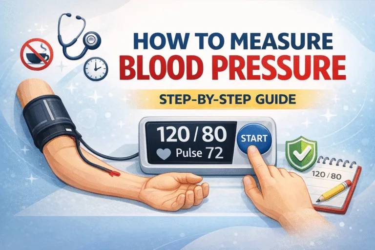How to Take Blood Pressure at Home Correct Position, Step-by-Step Guide  Chart Meaning
