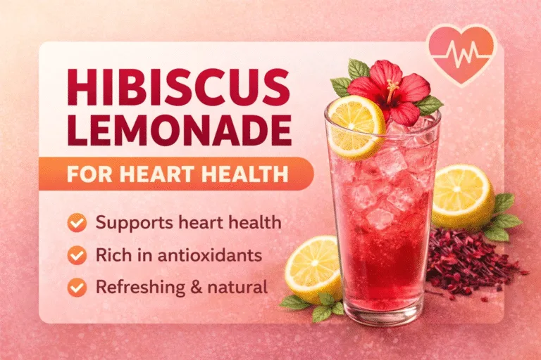 Refreshing Hibiscus Lemonade Recipe for Heart Support  Natural Blood Pressure Health