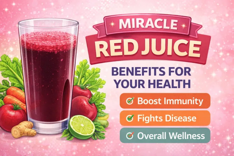 Miracle Red Juice Recipe for Detox  Immunity Beet, Carrot  Ginger Drink