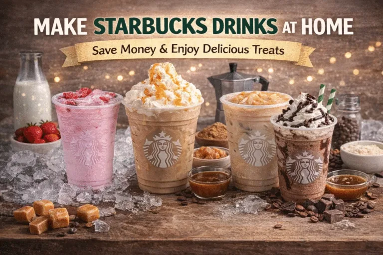 Starbucks Drinks at Home Easy DIY Copycat Recipes to Save Money