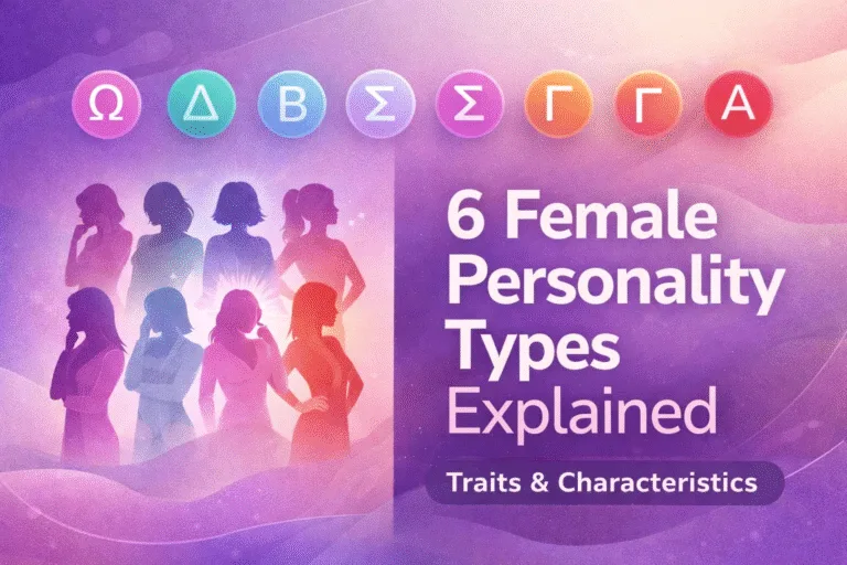 6 Types of Female Personalities Alpha, Beta, Sigma, Omega, Delta and Gamma Personality Traits