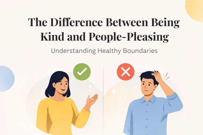 Kindness vs People-Pleasing 4 Key Differences for Better Boundaries and Mental Health