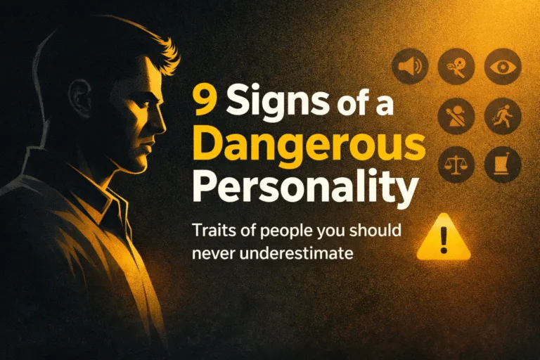 9 Signs of a Dangerous Personality How to Be Unstoppable SelfControl Mindset Psychology