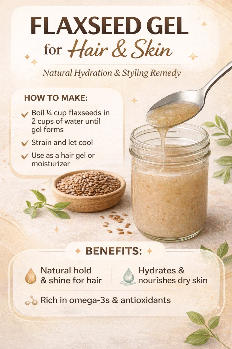 How to Make Flaxseed Gel for Hair and Skin  DIY Natural Hydration  Styling Remedy