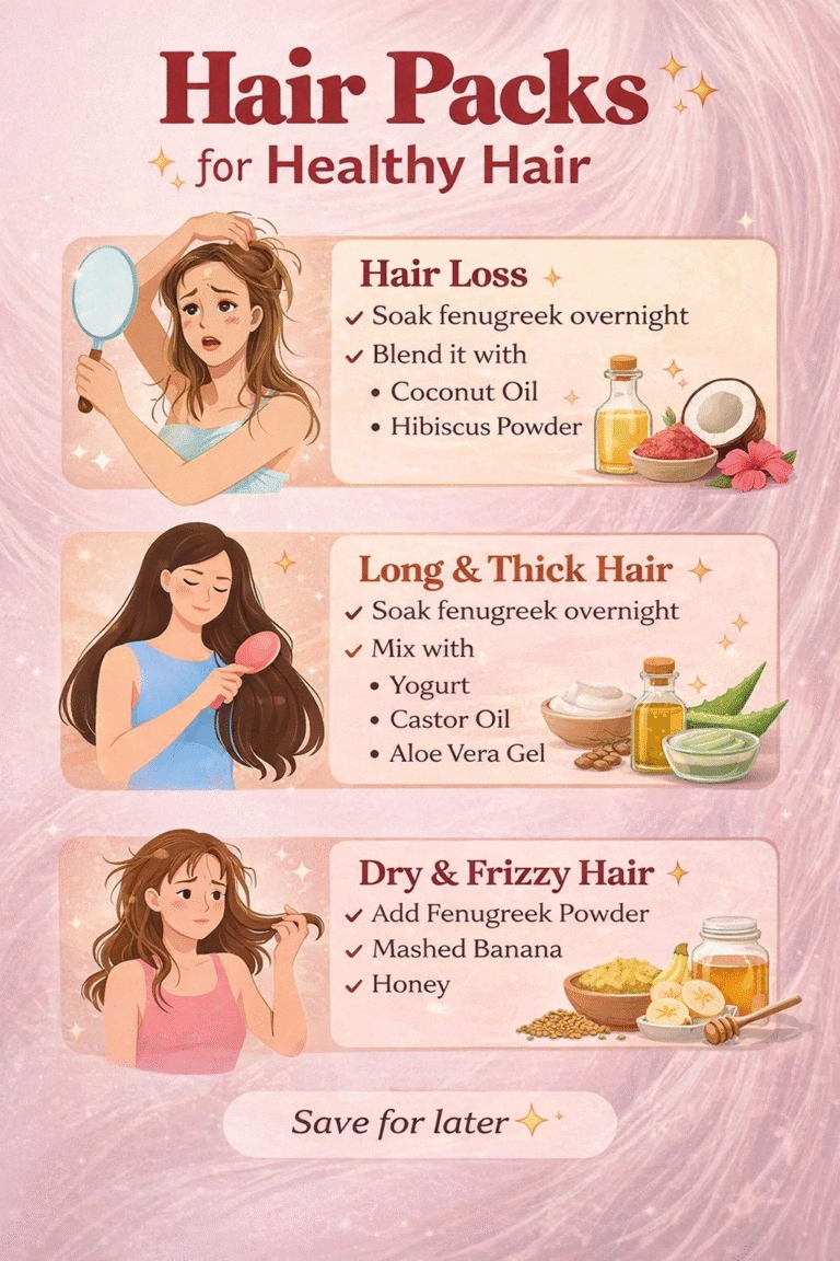 3 Easy DIY Fenugreek Hair Mask Recipes for Hair Growth, Hair Loss  Frizz