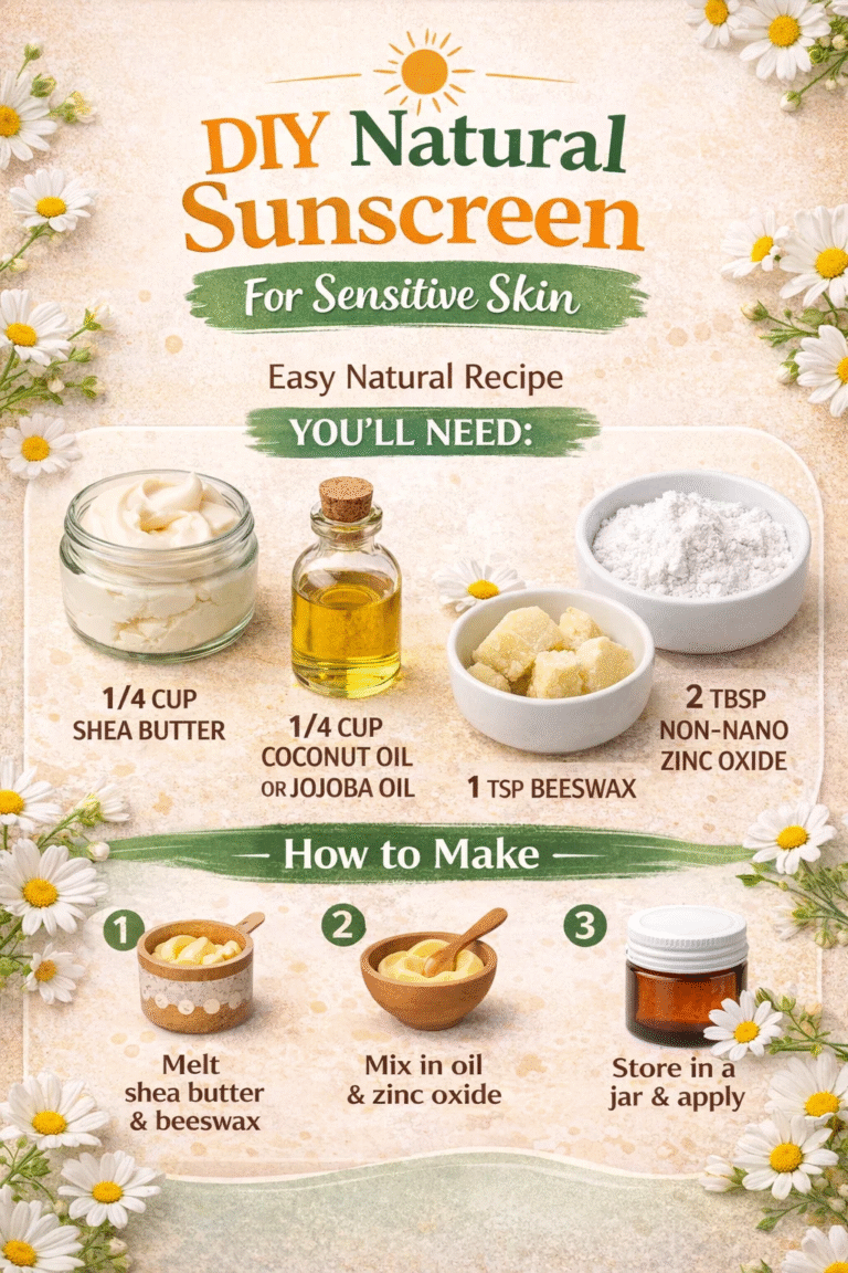 DIY Natural Sunscreen for Sensitive Skin  Zinc Oxide Recipe
