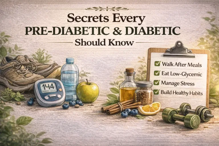 10 Hidden Secrets Every Pre-Diabetic  Diabetic Should Know for Better Blood Sugar Control