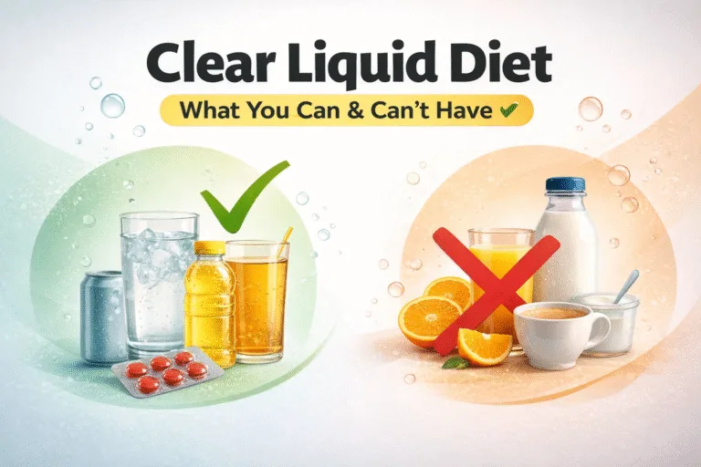 Clear Liquid Diet Guide What to Eat  Avoid  Hospital  Pre-Op Food List Infographic