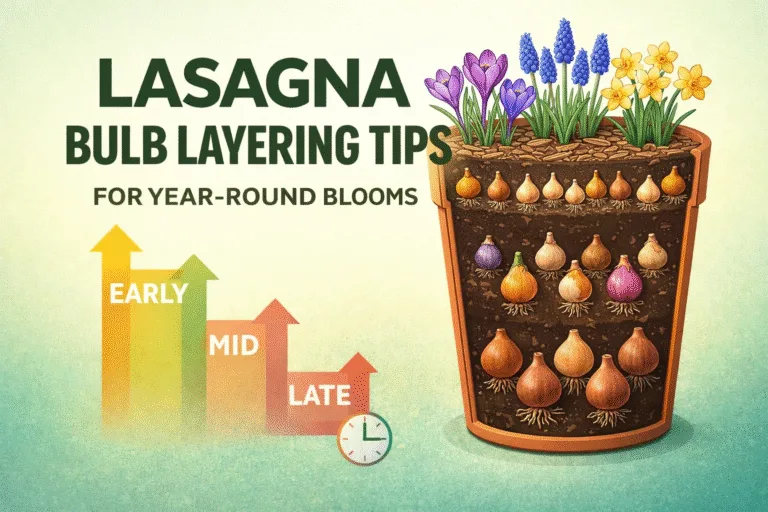 Lasagna Bulb Planting Guide Layer Flowers for Continuous Spring Blooms