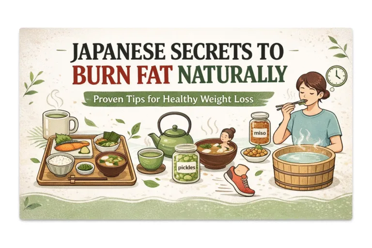 10 Japanese Secrets to Burn Fat Naturally  Healthy Weight Loss  Holistic Wellness Tips