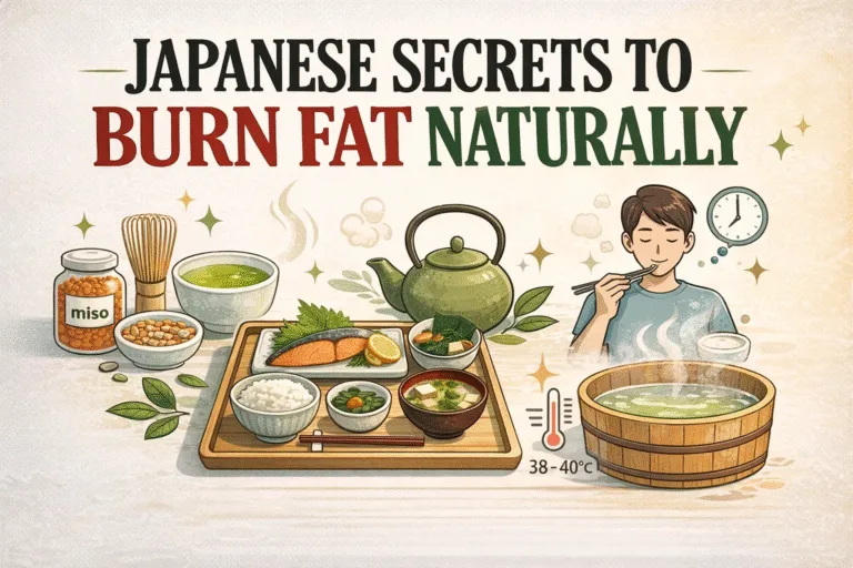 10 Japanese Habits to Burn Fat Naturally Hara Hachi Bu  Mindful Weight Loss Tips