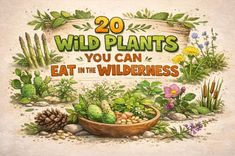 20 Edible Wild Plants for Survival Foraging  Wilderness Food Guide  Natural Remedies