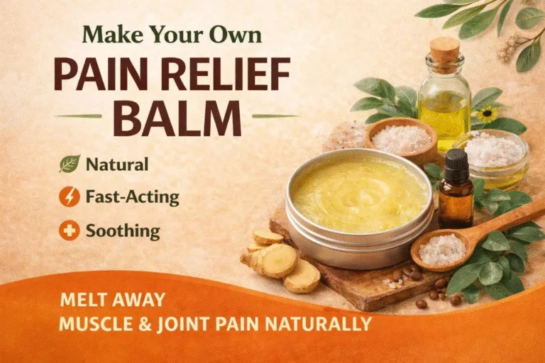 DIY Muscle and Joint Pain Relief Balm Recipe  Natural Homemade Salve for Soreness and Aches