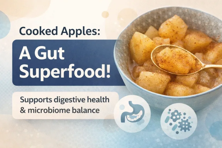 Cooked Apples for Gut Health Benefits of Pectin as a Prebiotic for Better Digestion