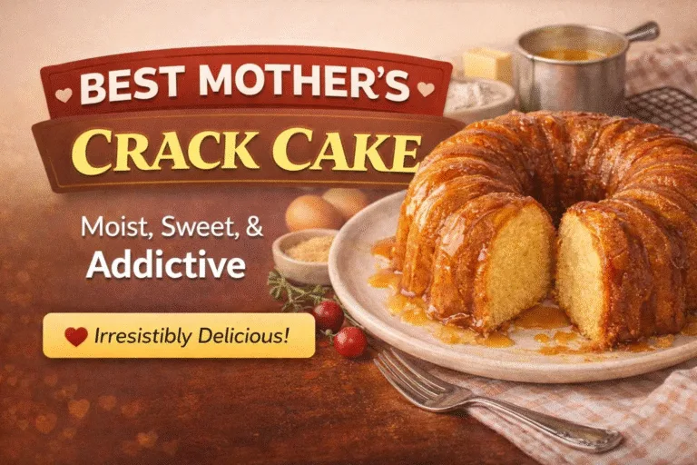 Best Mothers Crack Cake Recipe  Moist Bundt Cake with Vanilla Pudding  Glaze